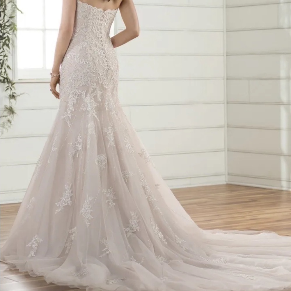 Essence Of Australia D2308 Wedding Gown Bridal 16 Dress Strapless Beaded US12